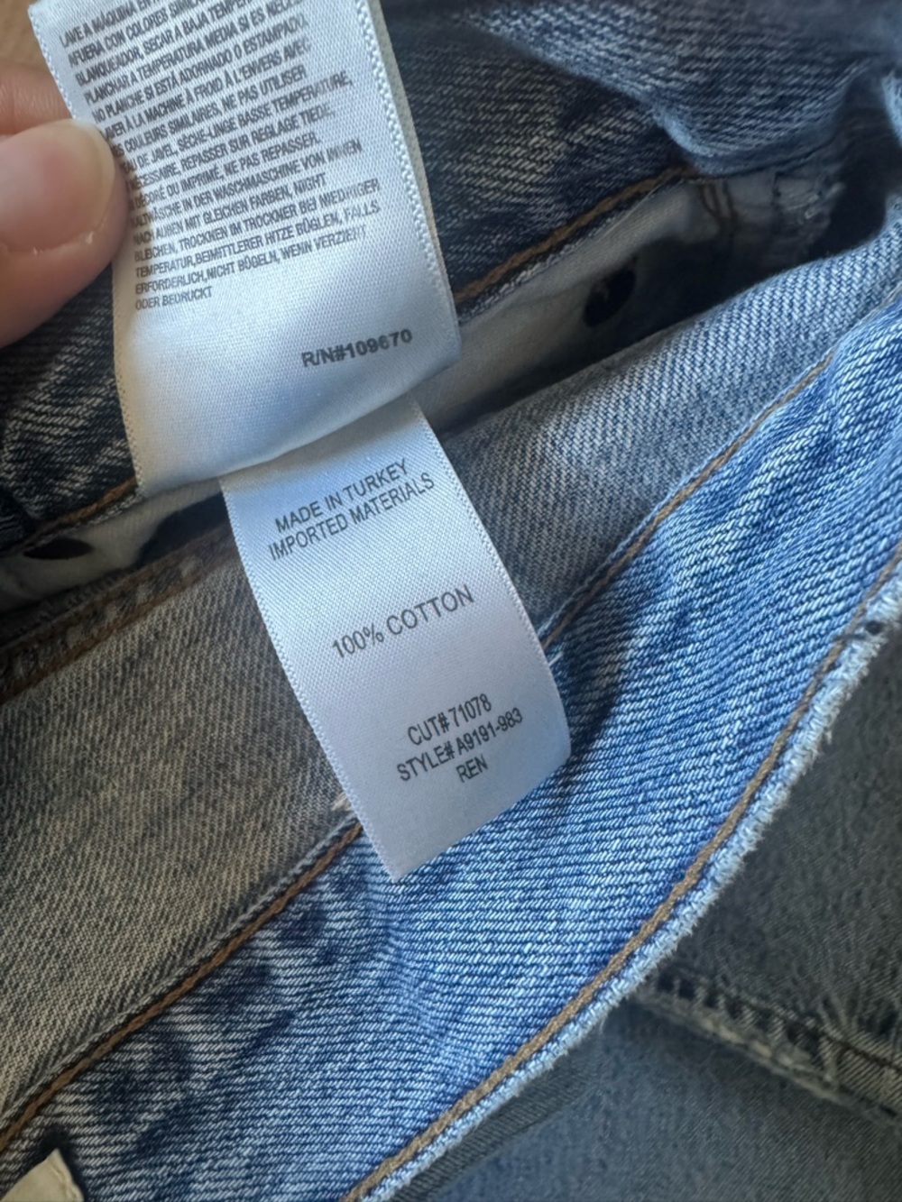Agolde REN denim - Picture 5 of 6